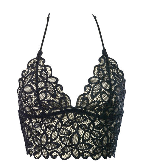 BF Daisy Lace Bralette (BK)